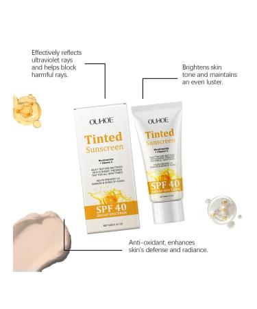 OUHOE SPF 40 Sunwallow Face Cream with vitamin C - Buy Online on GoSupps.com