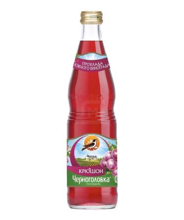 Chernogolovka Kryushon lemonade (red grapes) 0.5l 12pcs glass - Buy Online on GoSupps.com