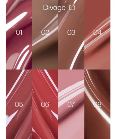 DIVAGE Lipstick lip liquid resistant Glaze Fusion tone 07 - Buy Online on GoSupps.com