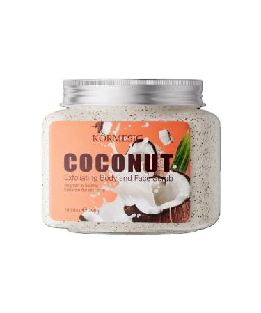 Coconut face and body scrub