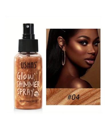 ushas Highlighter for body shimmer liquid 76 ml 04