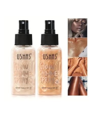 ushas Highlighter for body shimmer liquid 76 ml 02 - Buy Online on GoSupps.com