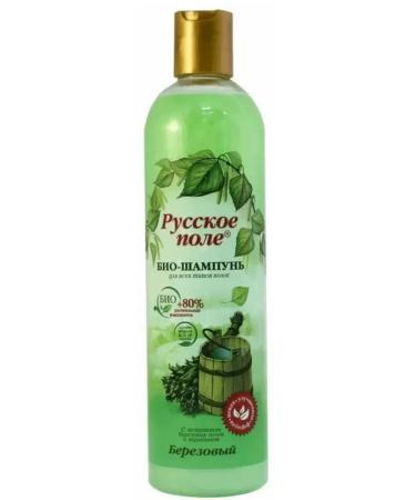 Russian field Bio-shampoo for hair Birch 400 ml