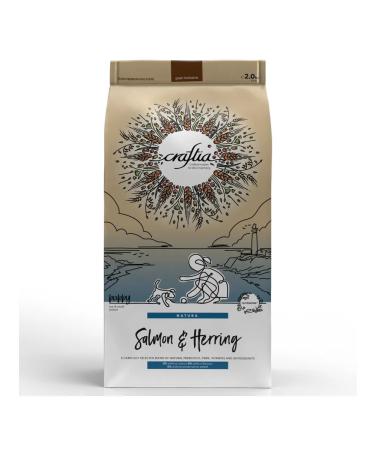 CRAFTIA NATURA dry food for miniature and small breed puppies made from salmon and herring 2 kg - Buy Online on GoSupps.com