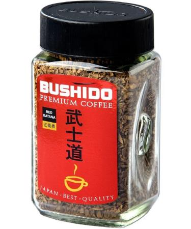 Bushido Soluble Red Katana Coffee sublimated 100 g - Buy Online on GoSupps.com