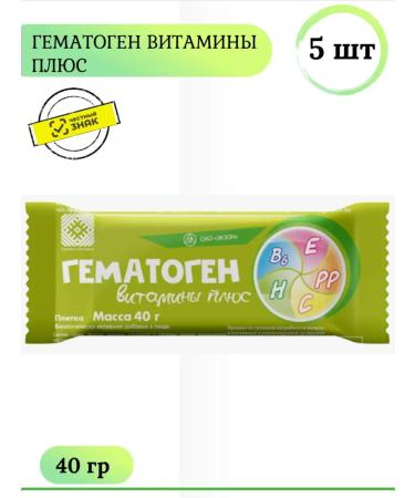 EXON Hematogen vitamins plus 40 g 5 pcs