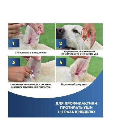 Cleansing Lotion for Ears / Neoterica For the ears of dogs and cats 50ml drops - Buy Online on GoSupps.com