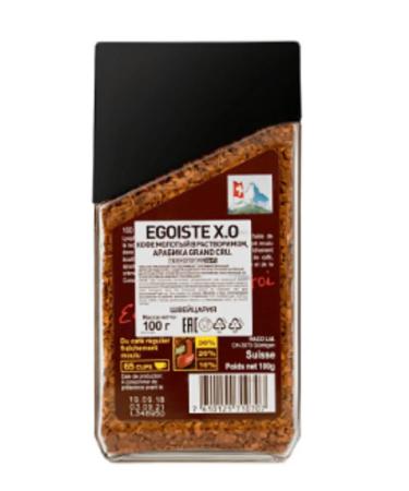 EGOISTE Sublimely ground coffee in soluble X.O. 100 g - Buy Online on GoSupps.com