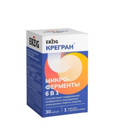 Erzig Creigene microferment 10 000 units 6 in 1 30 caps
