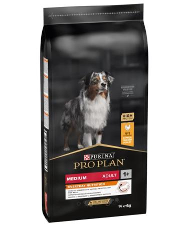 PRO PLAN Dry food for adult medium dogs chicken 14kg - Buy Online on GoSupps.com