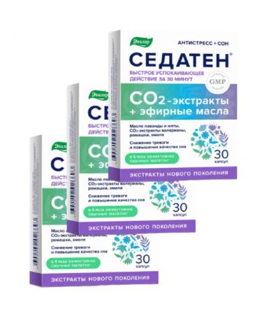 Evalar Sedaten 30 capsules 3 packages