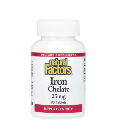 Natural Factors HEALAT Iron 25 mg 90 tablets