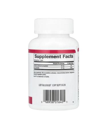 Natural Factors HEALAT Iron 25 mg 90 tablets - Buy Online on GoSupps.com