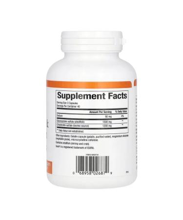 Natural Factors Glucosamine and chondroitin 120 capsules - Buy Online on GoSupps.com