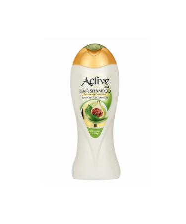 active Hair shampoo Extract of green tea and figs 400 ml