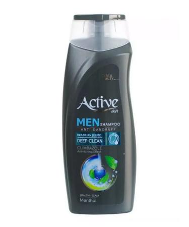 active Hair shampoo with clumbazole and menthol 350 ml 2 pcs - Buy Online on GoSupps.com