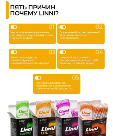 Probiotics and prebiotics for the intestines of Linni Kol 30 Sasha - Buy Online on GoSupps.com