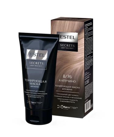 ESTEL Tinting hair mask Secrets 8 76 cappuccino - Buy Online on GoSupps.com