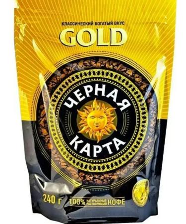 Black Card Soluble coffee Gold 240 g 1 pc - Buy Online on GoSupps.com