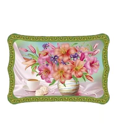 Chu Hua Black tea casket with lily flowers 2 to 75 grams