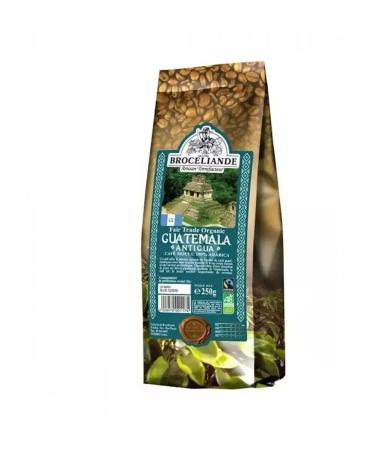 Broceliande Guatemala coffee is ground