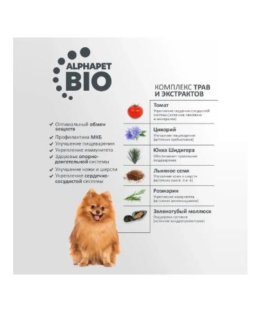 AlphaPet WOW for mini dogs for digestion of lambs brown rice 900g - Buy Online on GoSupps.com