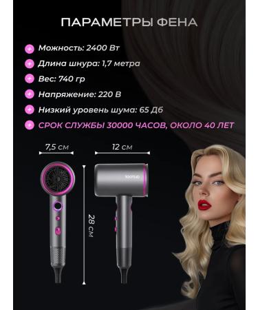 Extra-Shop Feng for hair professional with nozzles - Buy Online on GoSupps.com