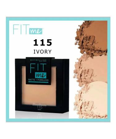 Maybelline New York Facial powder Fit Me No. 115 ivory 9 g - Buy Online on GoSupps.com