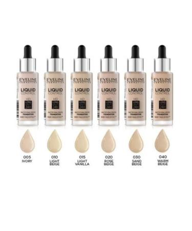 EVELINE Tonal base Liquid Control No. 010 - Buy Online on GoSupps.com