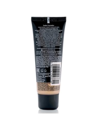 EVELINE Tonal cream Make-up 3 in 1 natural - Buy Online on GoSupps.com