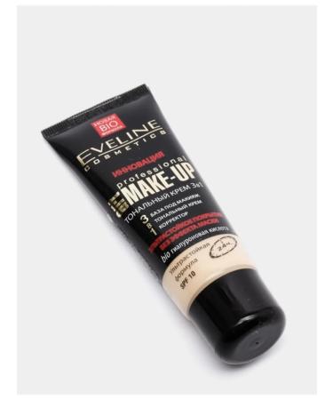 EVELINE Tonal cream Make-up 3 in 1 ivory