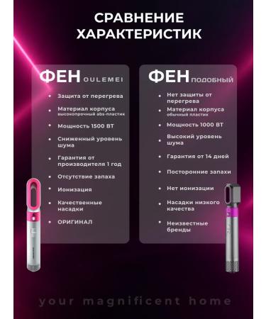 Feng styler for hair with nozzles - Buy Online on GoSupps.com