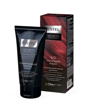 ESTEL Tinting hair mask Secrets 6 5 charming ruby - Buy Online on GoSupps.com
