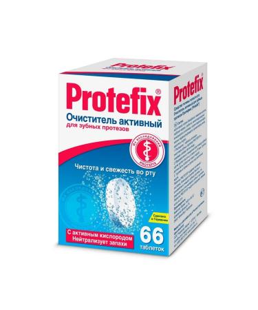Protefix Dentures cleaning tablets 66pcs -1 units - Buy Online on GoSupps.com