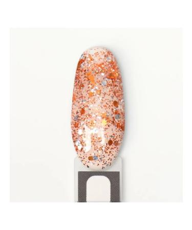 Gel-fluid orange with sparkles of 8 ml three-phase - Buy Online on GoSupps.com