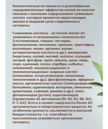 Narine Mumiye Altai Mountain Altai 4 U to 20 tablets - Buy Online on GoSupps.com