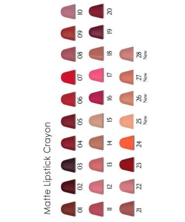 Lipstick Golden Rose Matte Crayon Matte Flower 02 - Buy Online on GoSupps.com