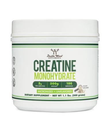 Double Wood Supplements Powder creatine monohydrate 500 g USA
