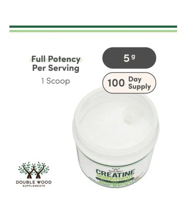Double Wood Supplements Powder creatine monohydrate 500 g USA - Buy Online on GoSupps.com