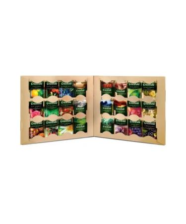 Greenfield Gift set of assorted tea in bags of 24 types 96 pcs - Buy Online on GoSupps.com