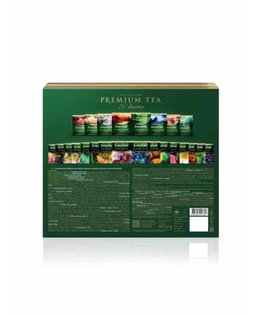 Greenfield Gift set of assorted tea in bags of 24 types 96 pcs - Buy Online on GoSupps.com