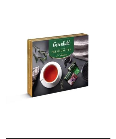 Greenfield Gift set of assorted tea in bags of 24 types 96 pcs - Buy Online on GoSupps.com