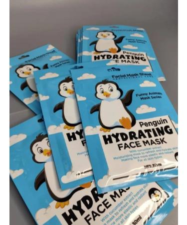 BESTQUALITY1 Moisturizing fabric mask Penguin 10 pcs - Buy Online on GoSupps.com