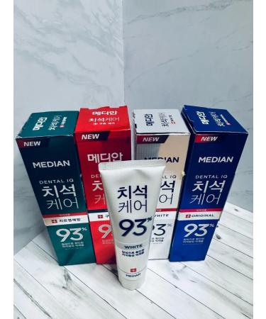 Median Dental Toothpaste is an original Korean set for every day 4 sh ...