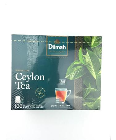 Dilmah Black Ceylon Tea 100 PAK - Buy Online on GoSupps.com