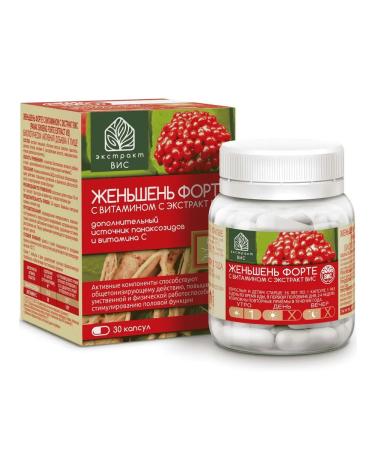 VIS LLC Ginseng Forte with vitamin C 30 capsules 0.44g