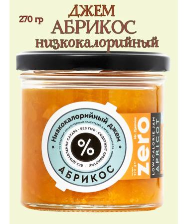 Mr Djemius ZERO Low -calorie jam "apricot" without sugar 270 gr - Buy Online on GoSupps.com