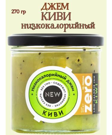 Mr Djemius ZERO Low -calorie jam "kiwi" without sugar 270 gr - Buy Online on GoSupps.com