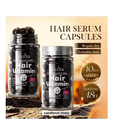 SADOER OFFICIAL Hair oil indelible in capsules with honey extract