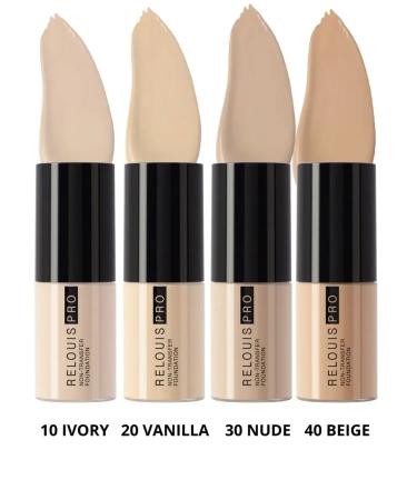 RELOUIS Tonal cream Non Transfer Foundation tone 10 - Buy Online on GoSupps.com
